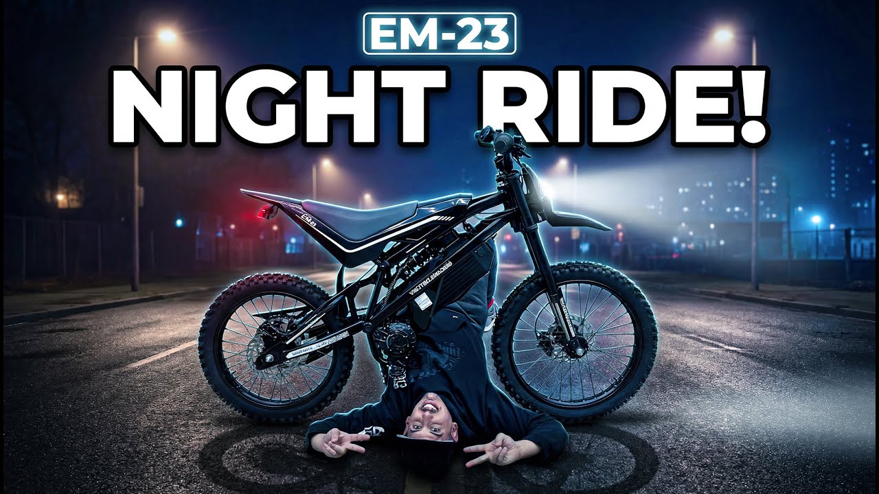 Alibaba Valtinsu EM23 E-bike NIGHT RIDE Pt.2
