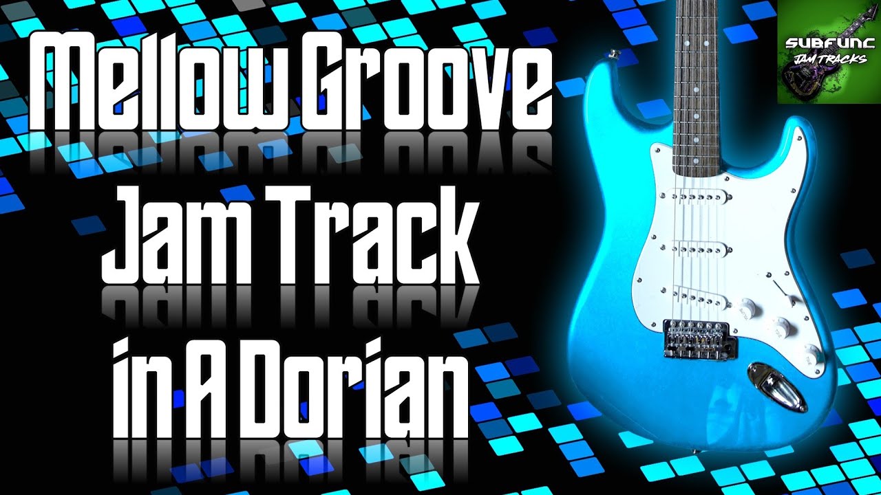 Mellow Groove Jam Track in A Dorian 🎸 Guitar Backing Track