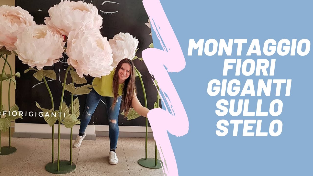 Montaggio Fiori Giganti sullo stelo