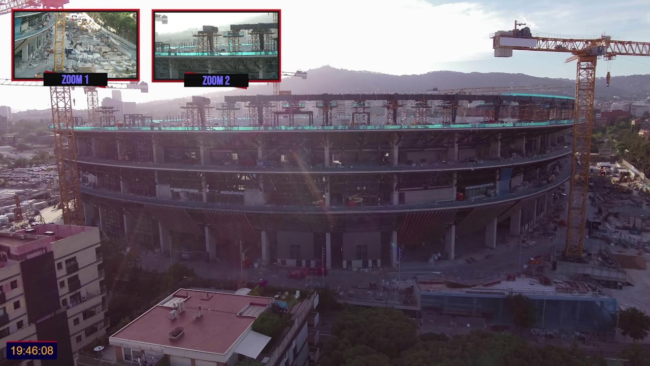 Emissi&oacute; en directe 4K! 06/06/26 de Las Obras del Camp Nou!