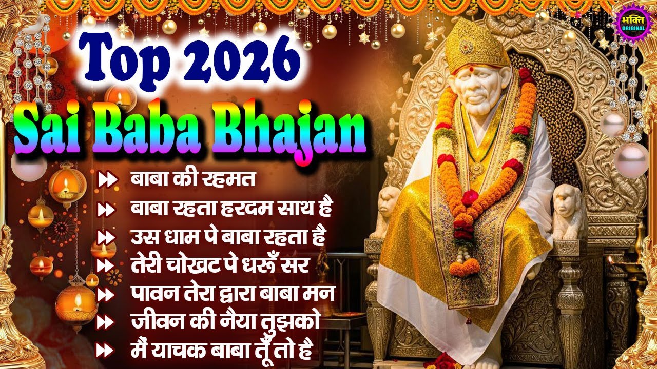 2026 Nonstop Bhajan Sai Ji : Popular Sai Baba Bhajan 🙏📿 : Sai Baba Bhajan : Sai Baba 2026 New Songs