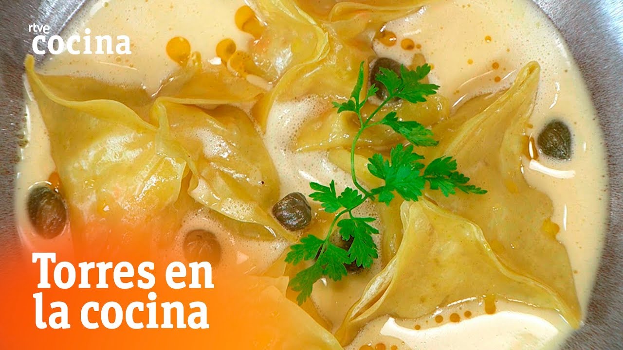 Niña Pastori cocina raviolis de buey de mar - Torres en la Cocina | RTVE Cocina