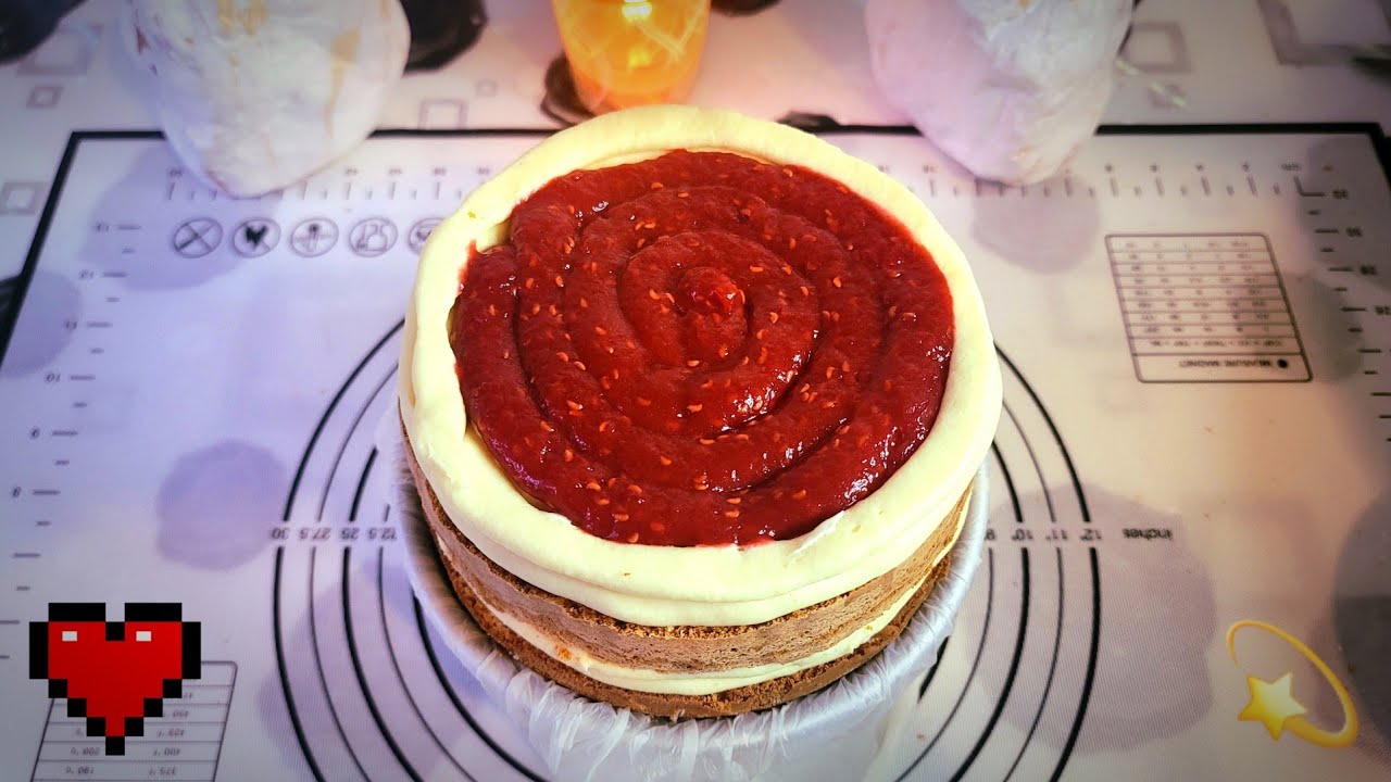 Curd framboise  et fraise 💯garniture cake  cupcake macarons # حشو الكيكة بالفواكه