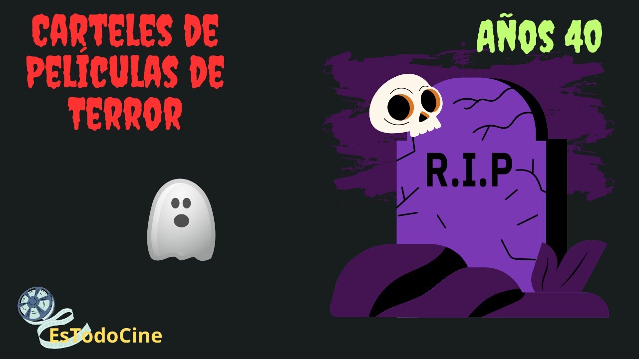 Películas de TERROR. Años 40. Carteles. Posters.