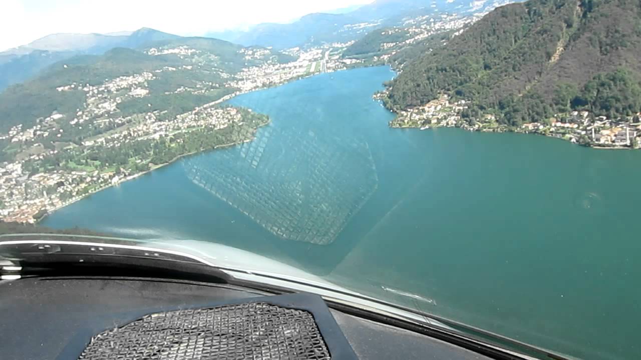 Citation Landing in Lugano, Switzerland