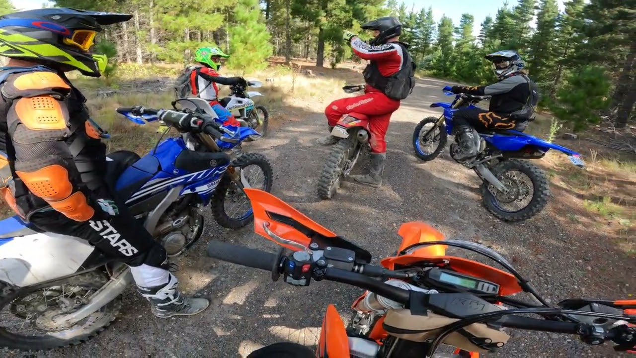 Kowen Forrest Trail Ride on a KTM 450 EXC F!