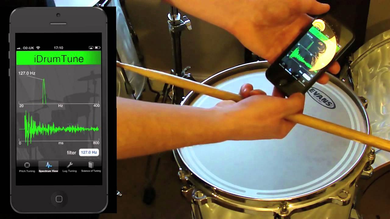 iDrumTune's Filter Mode - Drum Tuning with iDrumTune drum tuner app