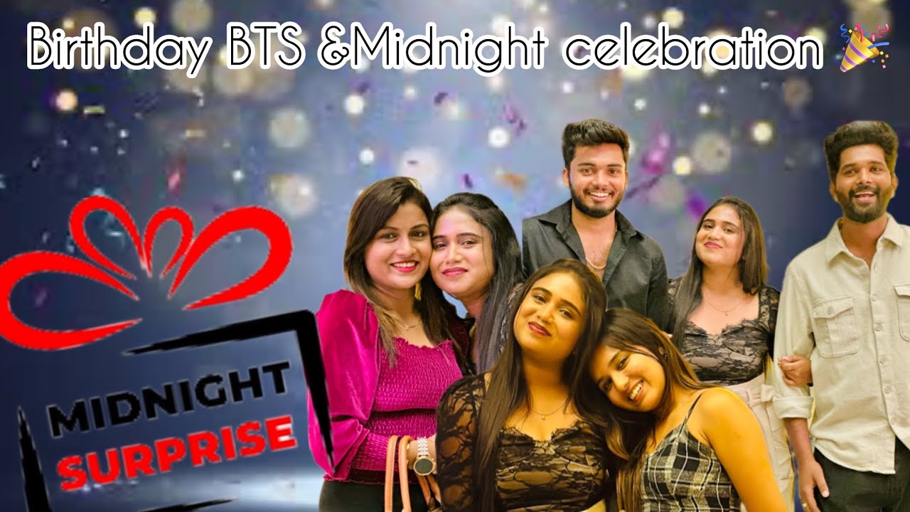 Birthday BTS||midnight 12 ge cake cut 🫶❤️||racchunaveenvlogs