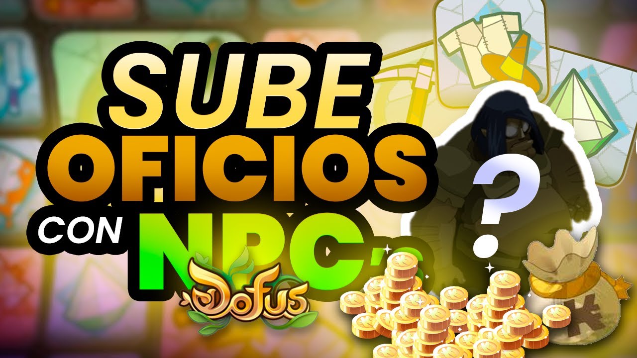 Subir OFICIOS al lvl 118 GRATIS con esta manera peculiar | DOFUS