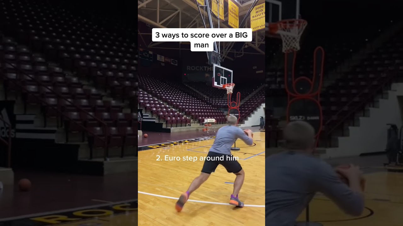 Having trouble scoring on the big man? Try out these moves!