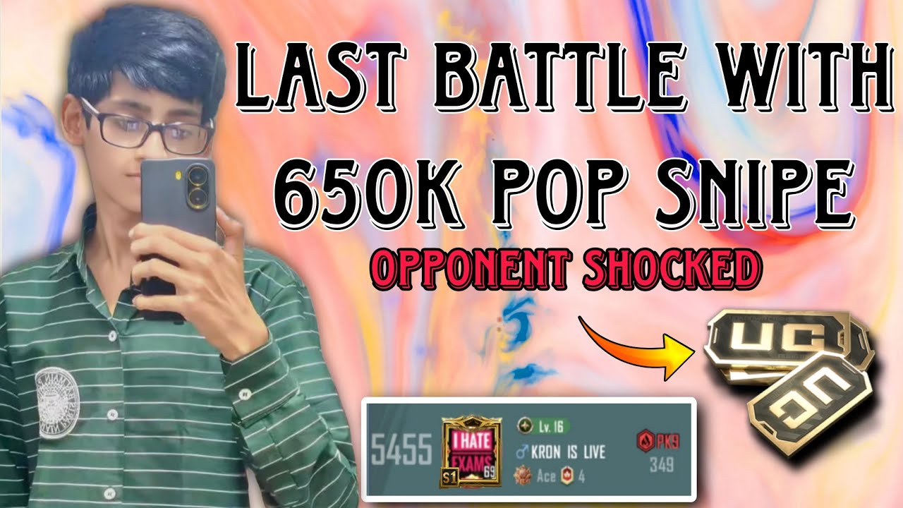 650k snipe overall 1.8 million popularity battle in bgmi 