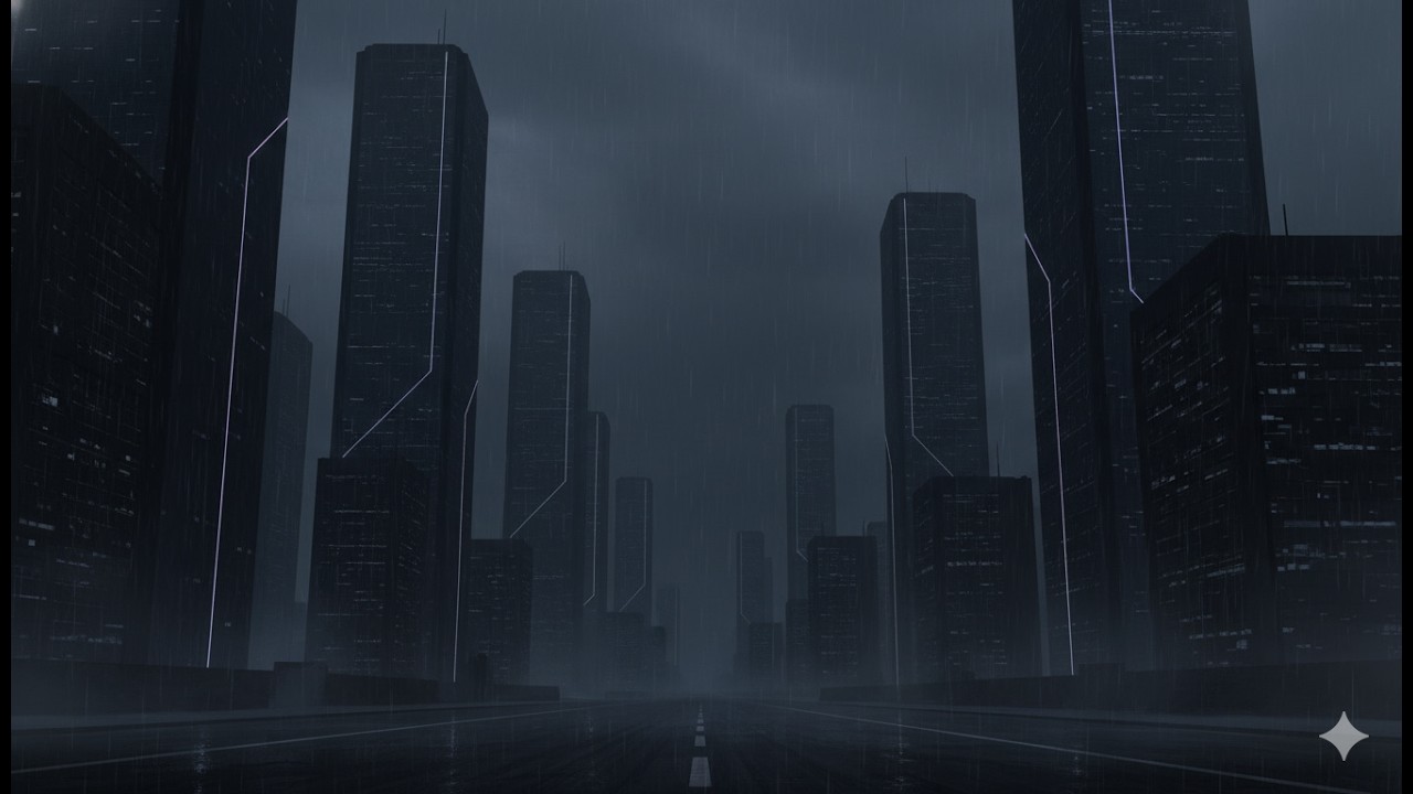 Cyberpunk Ambient Music 🌧️ Neon City Night | Relaxing Futuristic Soundscape (1 Hour+)