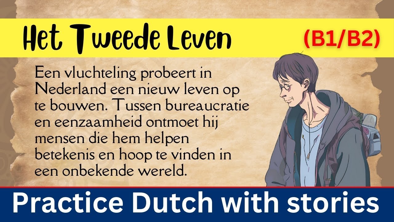 Practice Dutch with a story 📌 Nachtverhaal! 💡 Nederlands verhaal - Dutch story 💡(B1-B2)