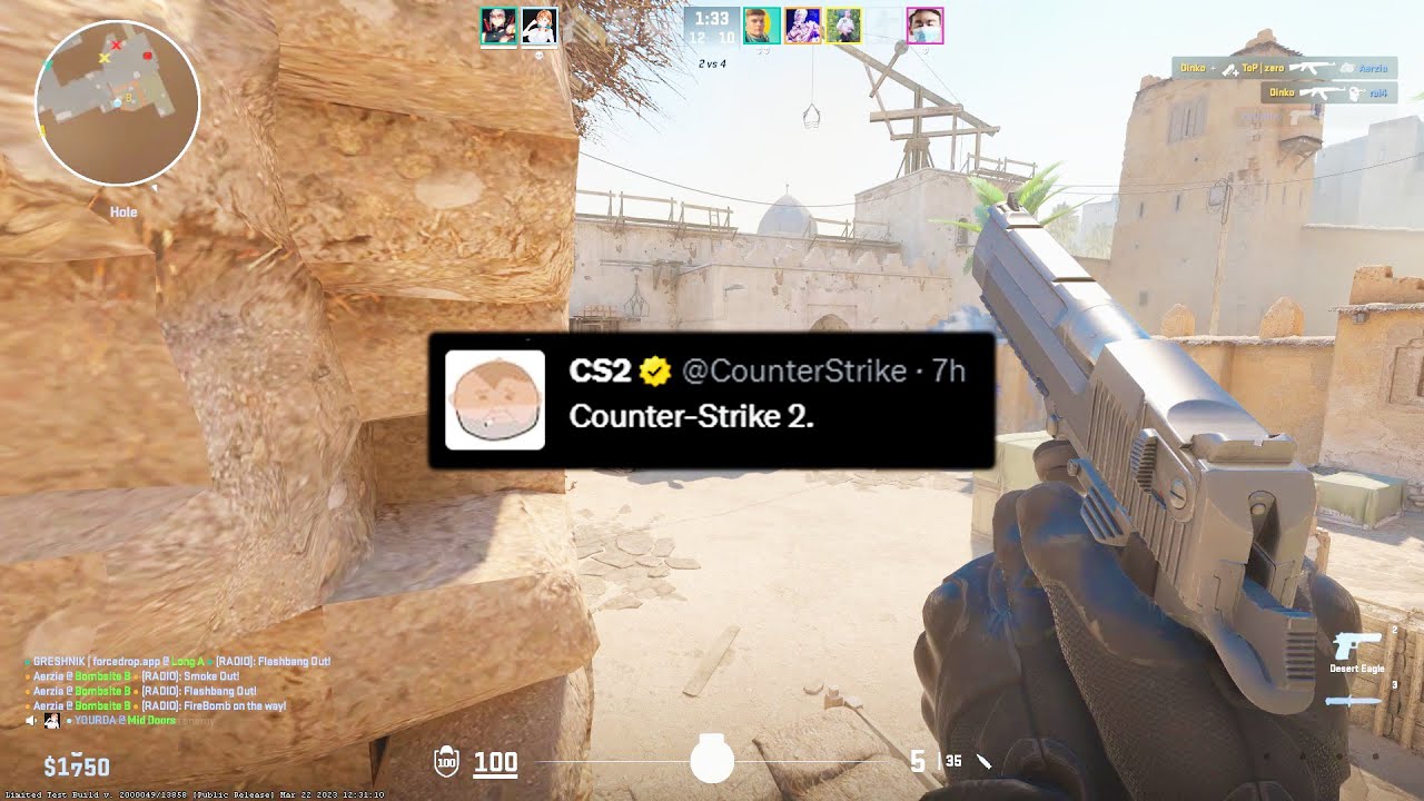 I actually got Counter-Strike 2 beta, and it's really GOOD.