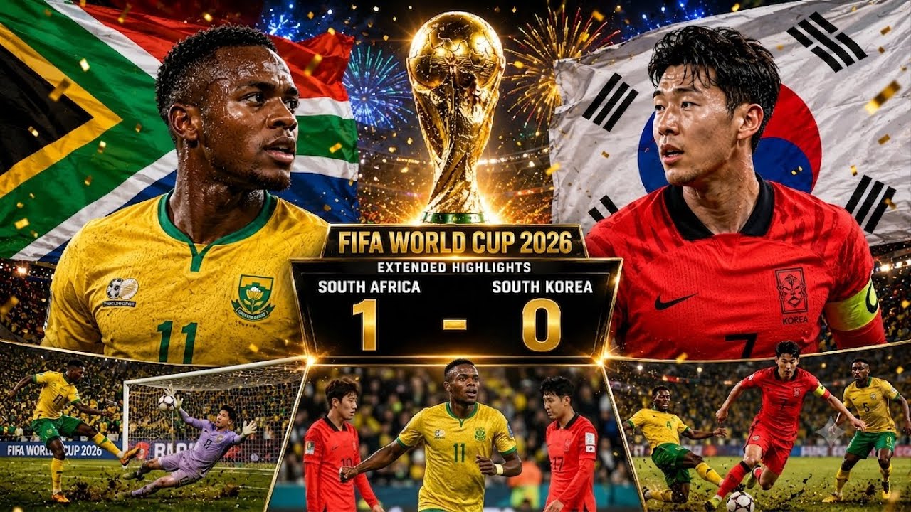 ЮАР 1 - 0 Южная Корея | Чемпионат мира по футболу FIFA 2026&trade; | РАСШИРЕННЫЙ ОБЗОР МАТЧА ⚽ БЕНЕФИС ...