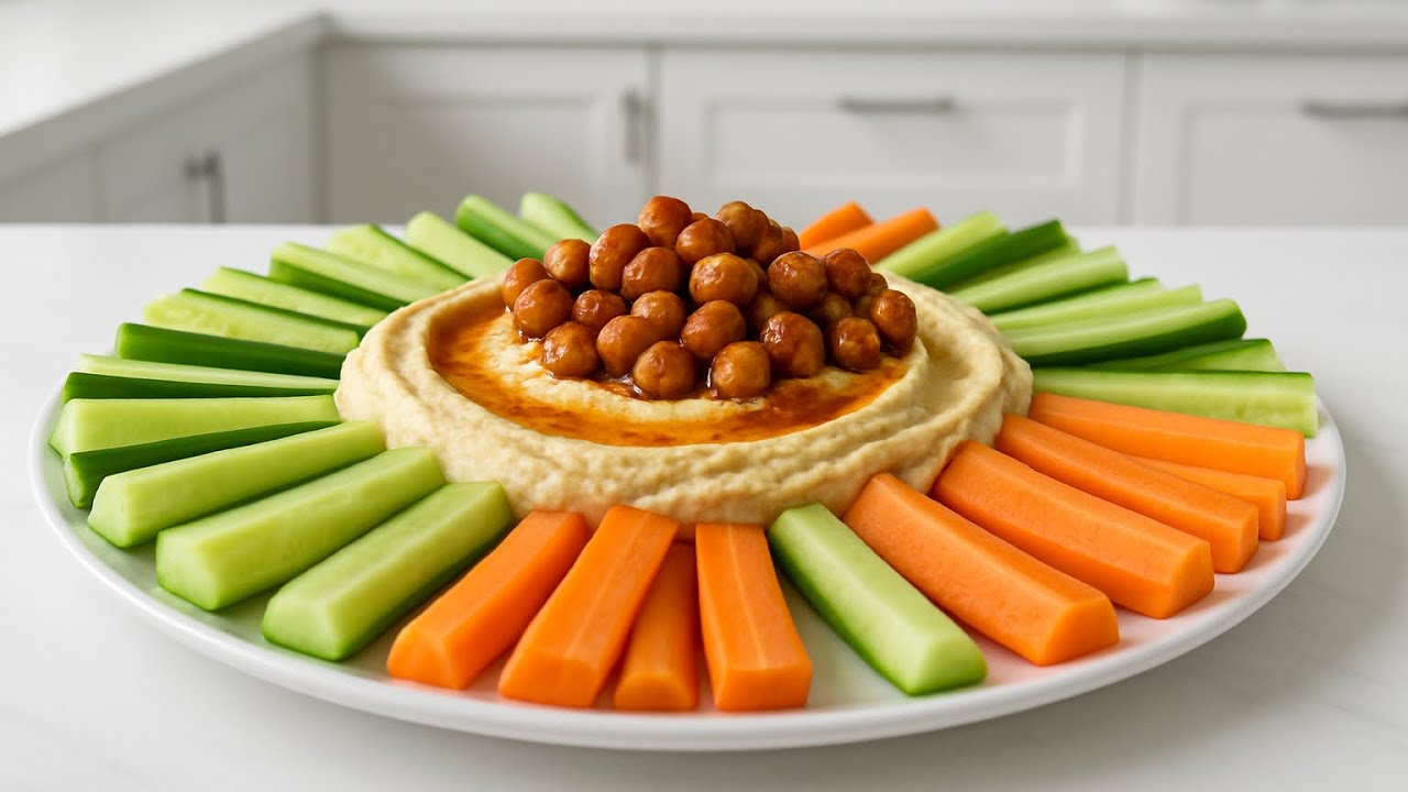 Savrsen Humus za 5 Minuta! Vegetarijanski - Veganski Recept! Best Homemade Hummus Recepie in 5 Min.