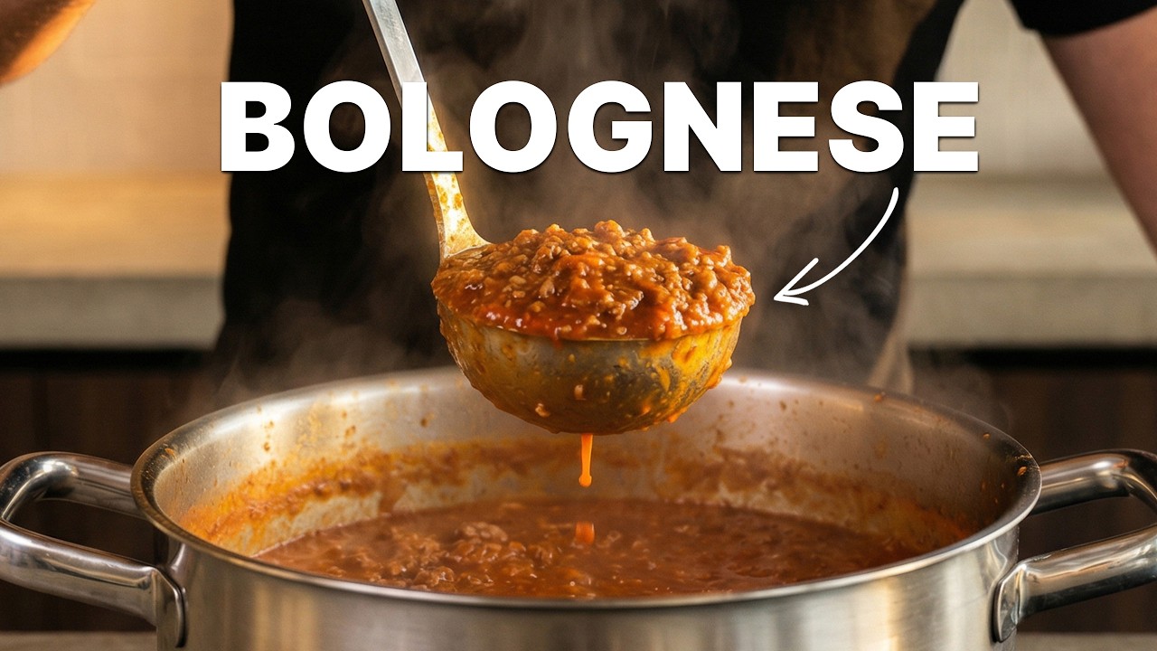 Perfekte BOLOGNESE 🍝 | Motion Cooking