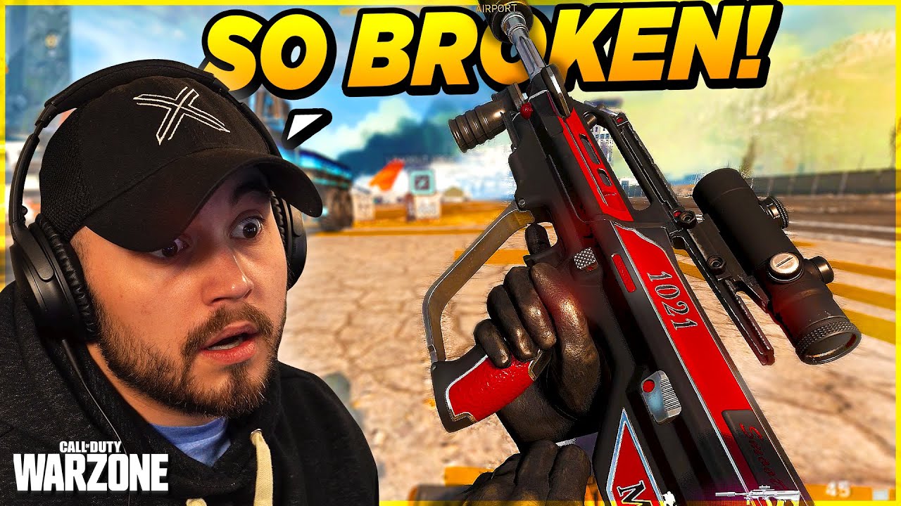 FASTEST KILLING WEAPON in Warzone is BROKEN... (Best AUG Class Setup)
