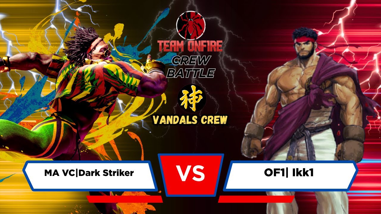 Crew Battle ONF1RE VS Vandals Crew | Dark Striker (Dee jay) Vs Ikk1 (Ryu)