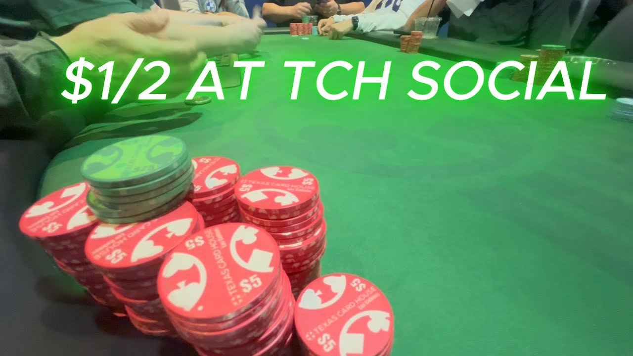 THE MECCA OF TEXAS POKER! PLAYING 1/2 AT TCH SOCIAL IN IRVING, TX! 5-BET WITH JACKS? #chpoker Vlog#7