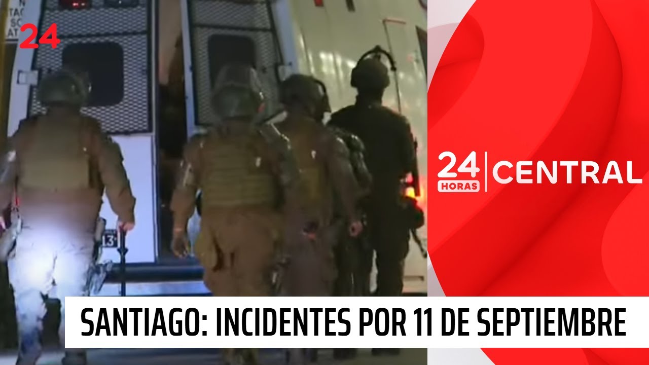 Carabineros reporta incidentes en varias comunas de la RM por conmemoración del 11 de septiembre