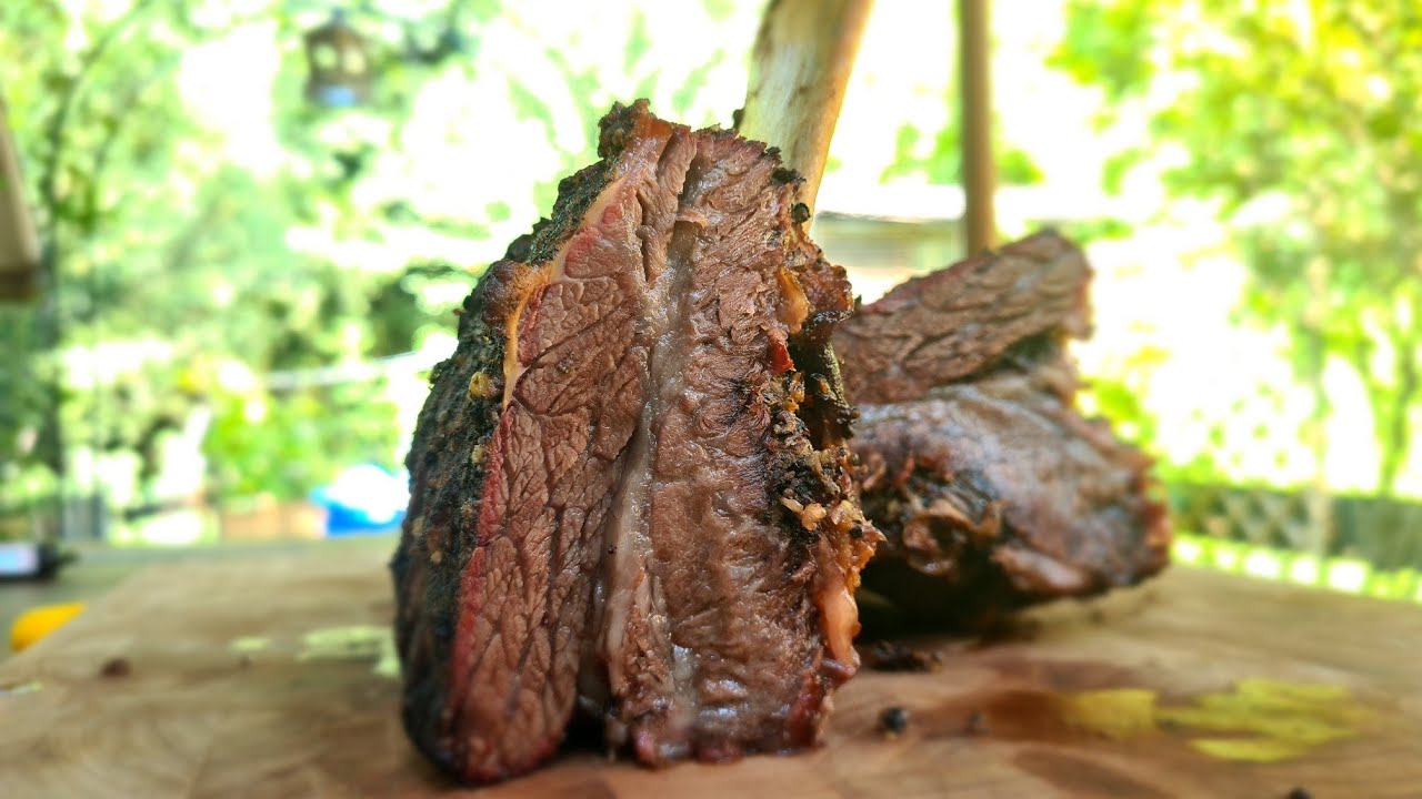 Coaste de Vită afumate la smoker!!! O reteta extraordinara,un deliciu!!!