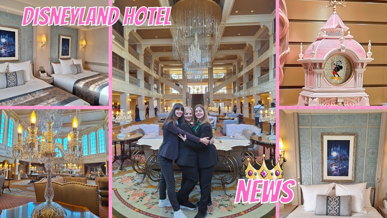 NEWS DISNEYLAND PARIS | RE-OPENING DISNEYLAND HOTEL 2024 | LOBBY HOTEL AND ROOM TOUR