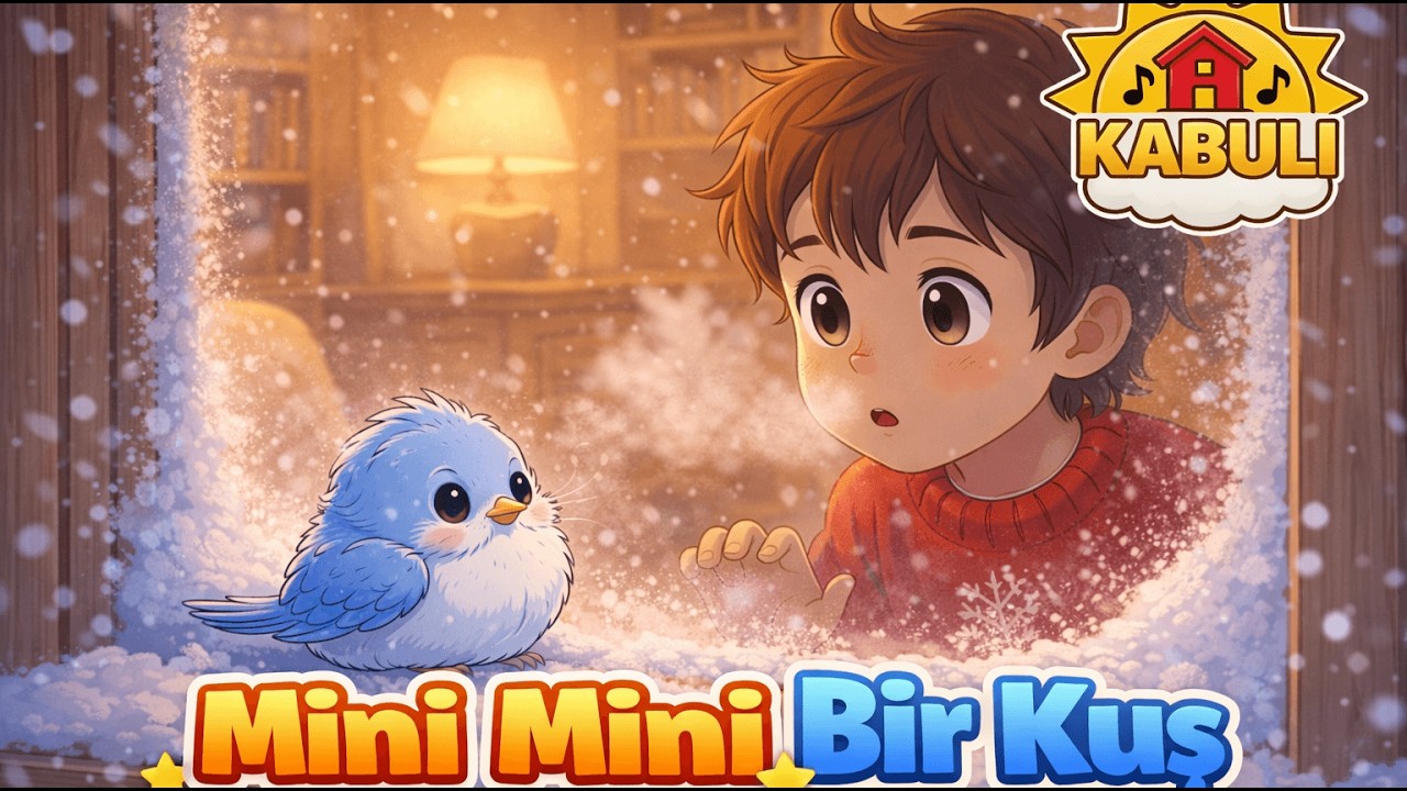 Mini Mini Bir Kuş Donmuştu - Çocuk Şarkıları - KabuliTV