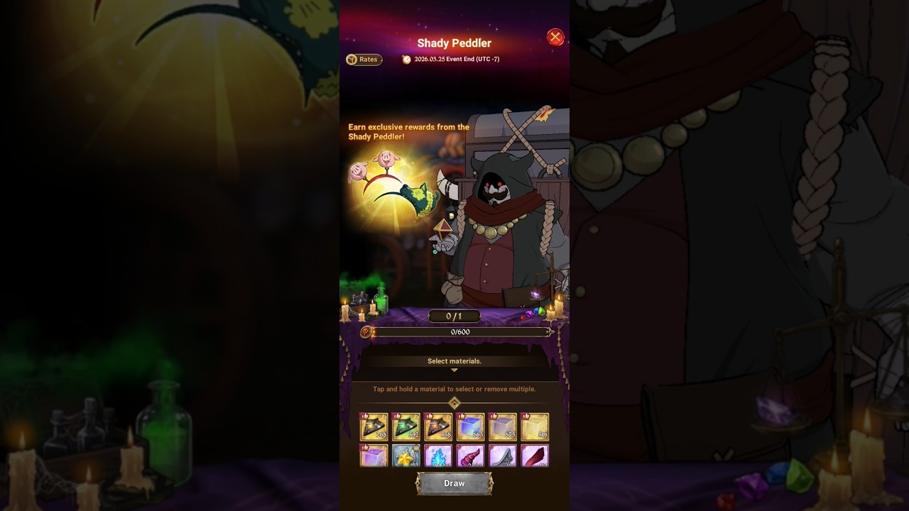 Shady Peddler | 2026 Event | 7DS: Grand Cross