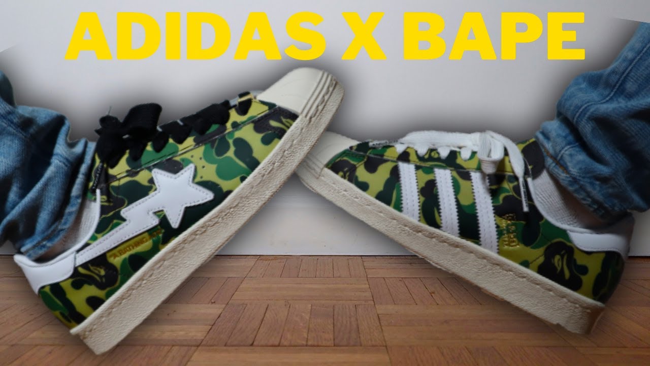 This was an impulse buy... Adidas x BAPE Superstar 80s Review and On Feet