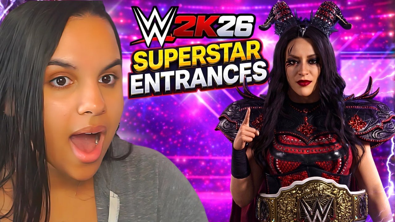 WWE 2K26 EARLY ACCESS: WOMEN SUPERSTARS FULL ENTRANCES FIRST LOOK!!