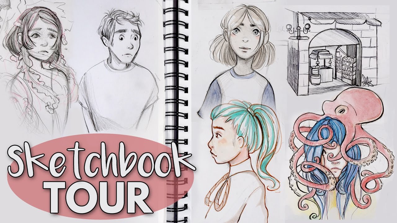 2017 Sketchbook Tour / Flip Through 02