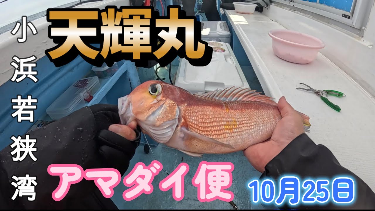 つり行くTV　第5話アマダイが食べたくて【福井県】小浜西津港　天輝丸