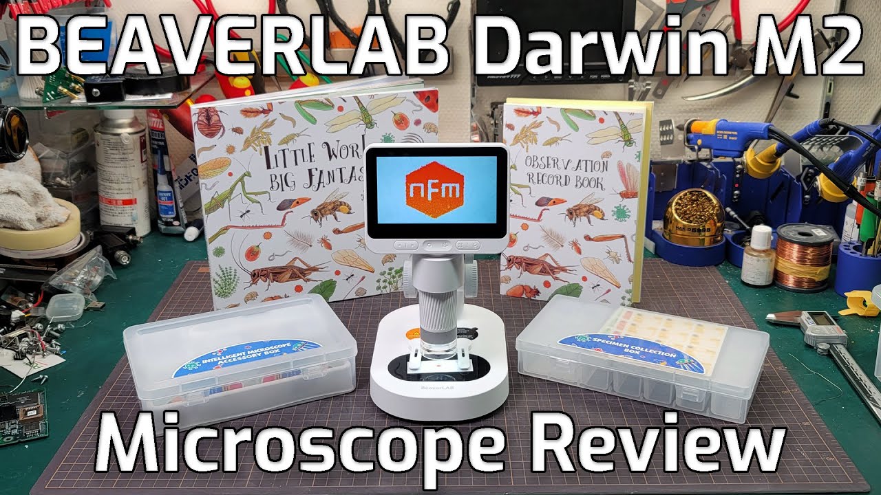 BEAVERLAB Darwin M2, цифровой микроскоп со съемной матрицей IPS | Распаковка и обзор