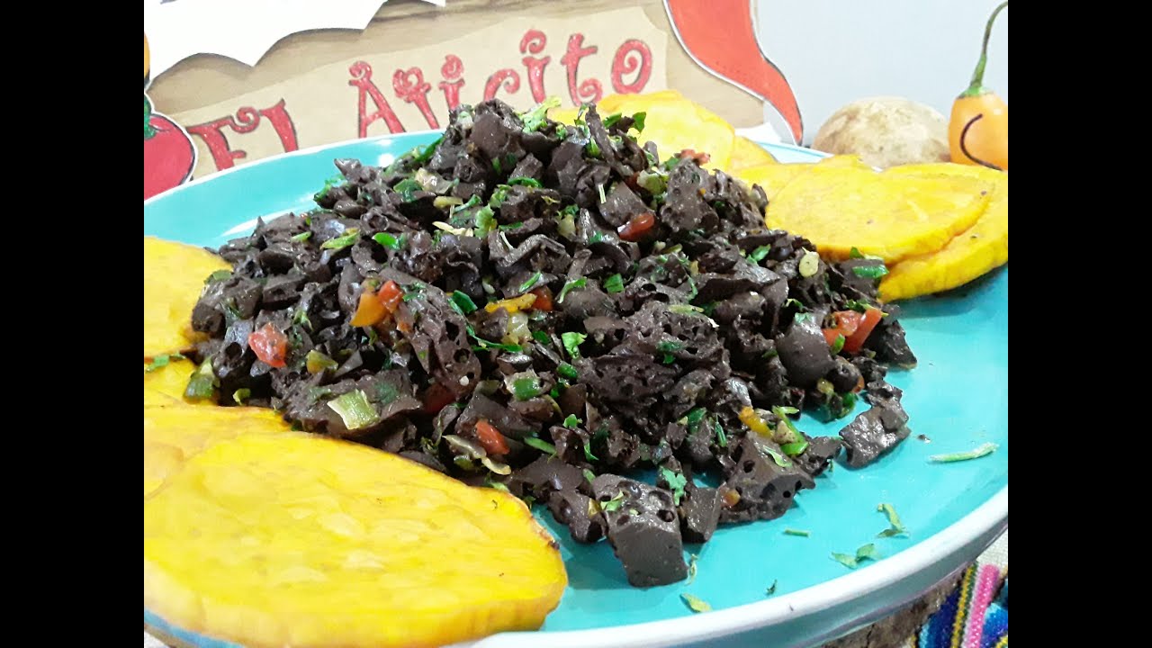 Sangrecita criolla peruana| Típico plato rico y nutritivo| Chicken blood peruvian recipe #elajicito