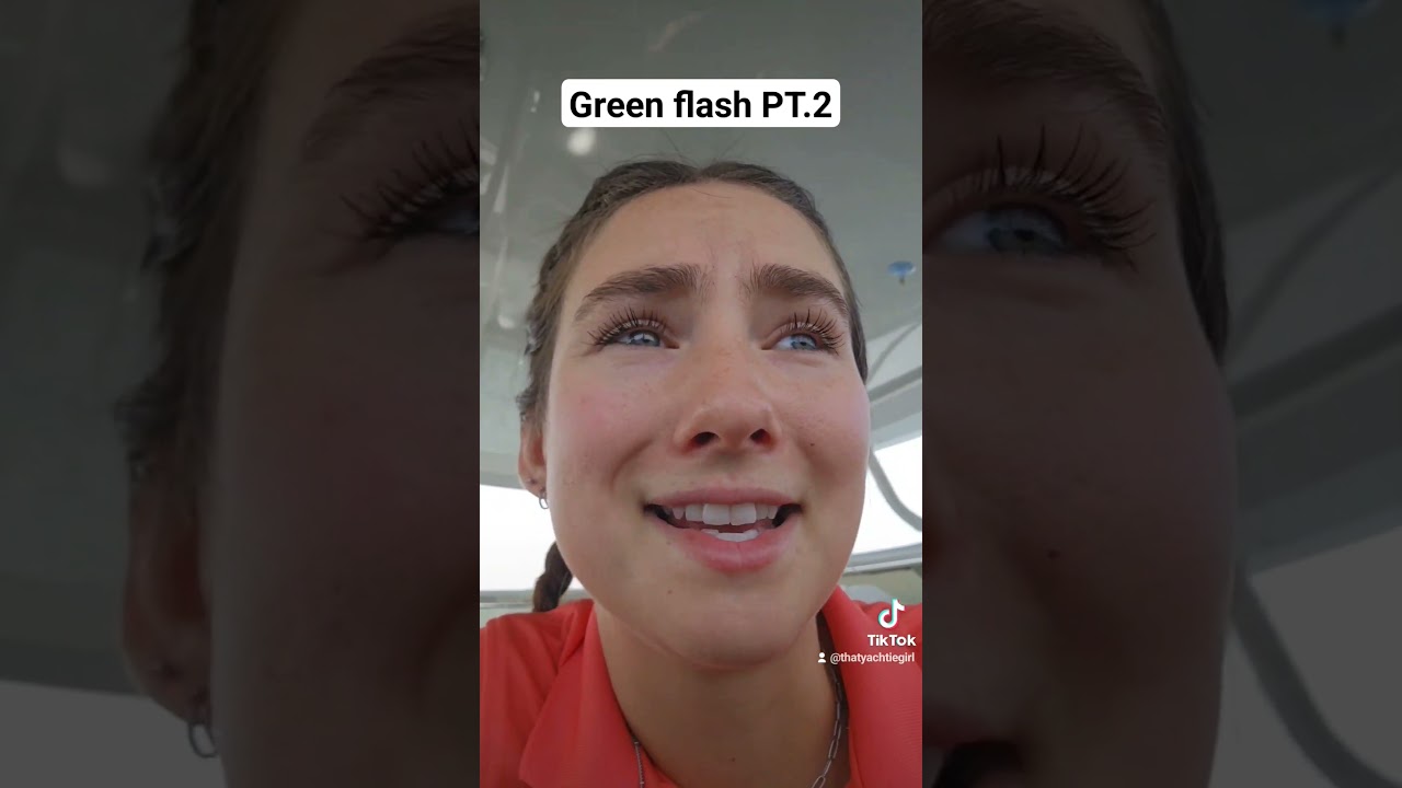#greenflash #yachtie #thatyachtiegirl #stewardess #deckhand #yachtcrew