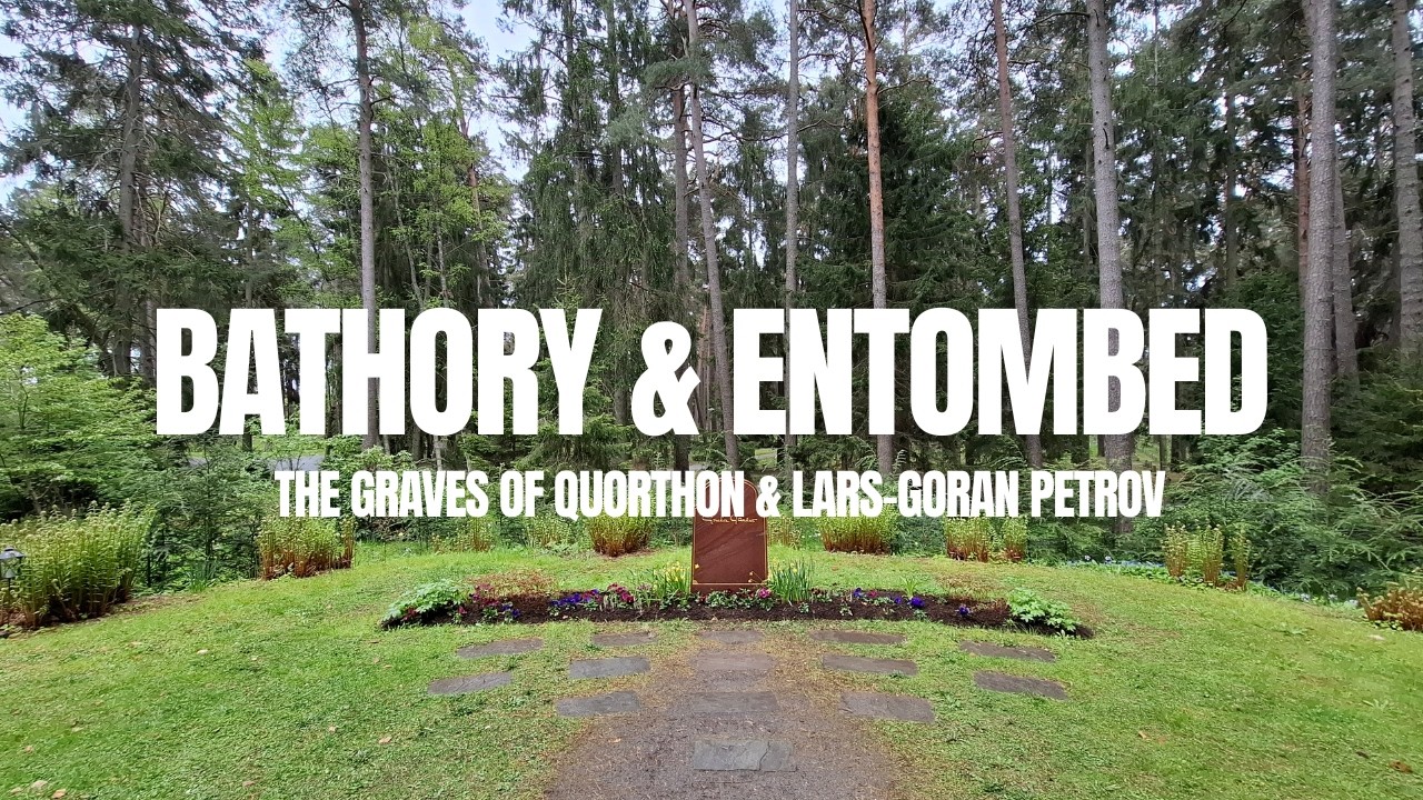 How to find the Entombed cross, L.G. Petrov's grave and Quorthon's grave.