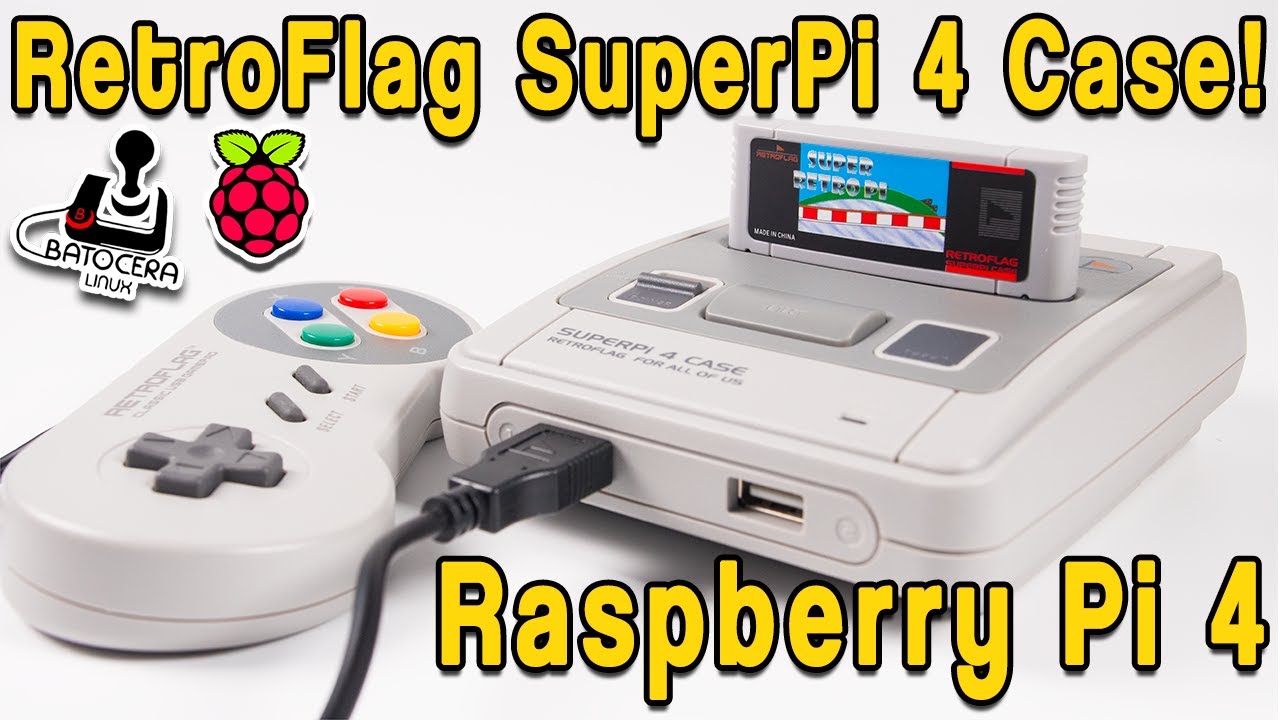 New RetroFlag SuperPi 4 Case! SNES Case For Raspberry Pi 4