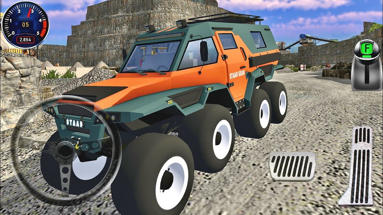 ​🏗️ Extreme 6x6 STAAR Gear Challenge! | Quarry Driver 3: Giant Trucks – Realistic Mining 🚛💨