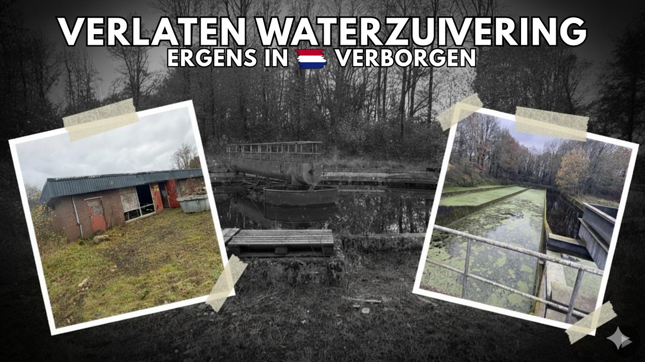 VERLATEN WATERZUIVERING VERBORGEN ERGENS IN NEDERLAND🤫💦