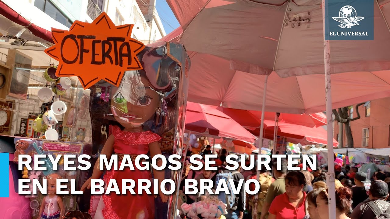 Reyes Magos abarrotan calles de Tepito