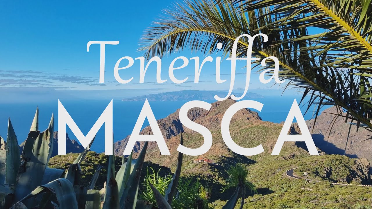 Masca Schlucht Teneriffa spektakuläre Autofahrt 4k