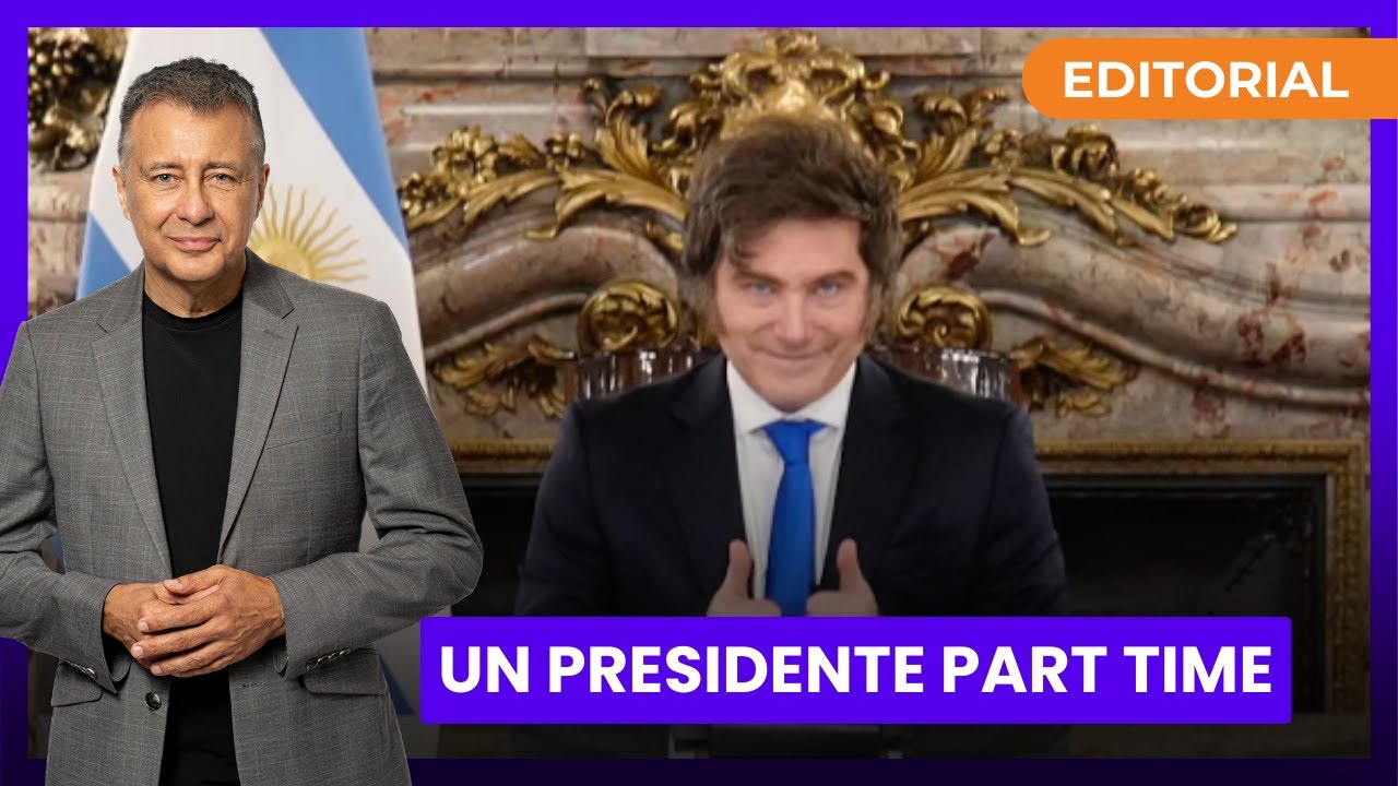 Un presidente part time - el editorial de Rolando Graña