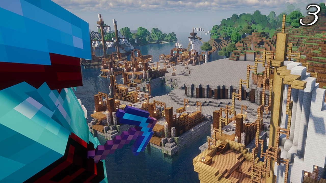 I Built A GIANT Harbour For My Kingdom In Hardcore Minecraft!