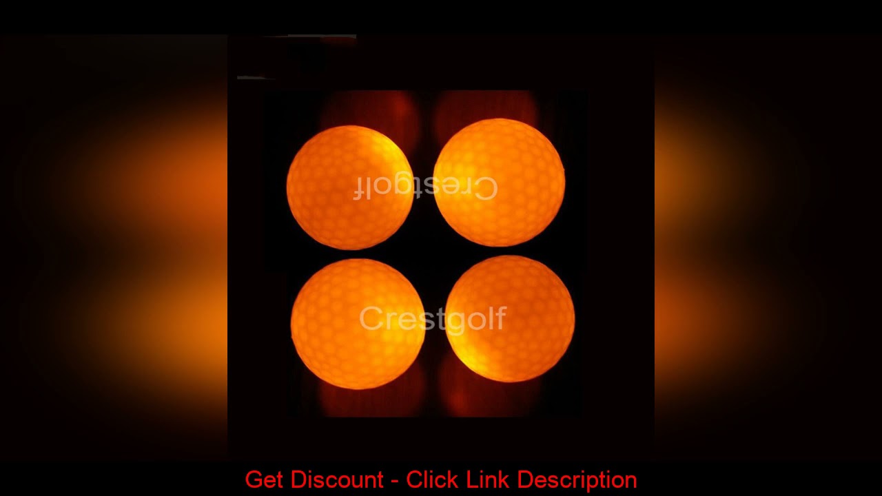 Slide 3pcs CRESTGOLF Per Pack Hi-Q USGA Led Golf Balls for Night Training Luxury Golf Practice Ball