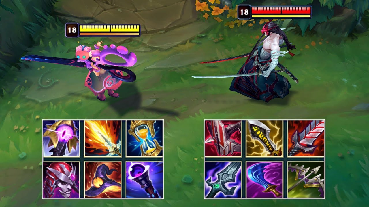 GWEN vs YONE FULL BUILD FIGHTS & Best Pentakills!