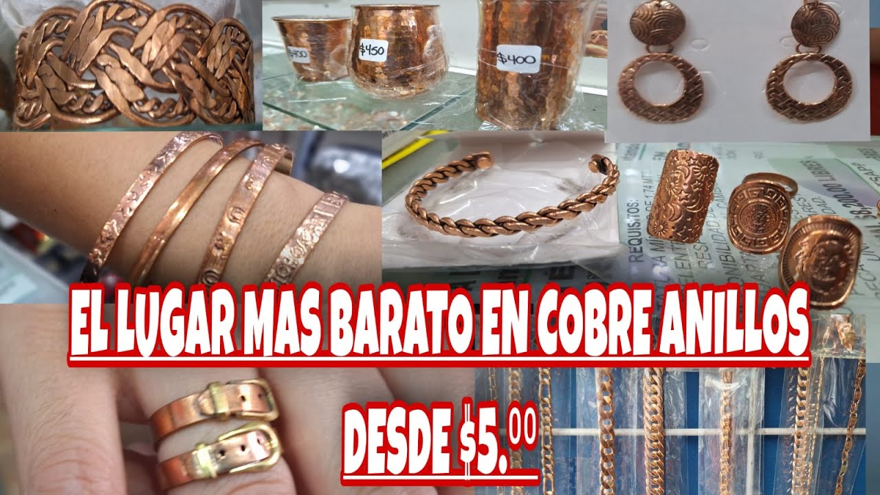 Donde comprar cobre ? EN LA CDMX ¡¡ ANILLOS DESDE $5.°° 😱  pulseras curativas !!