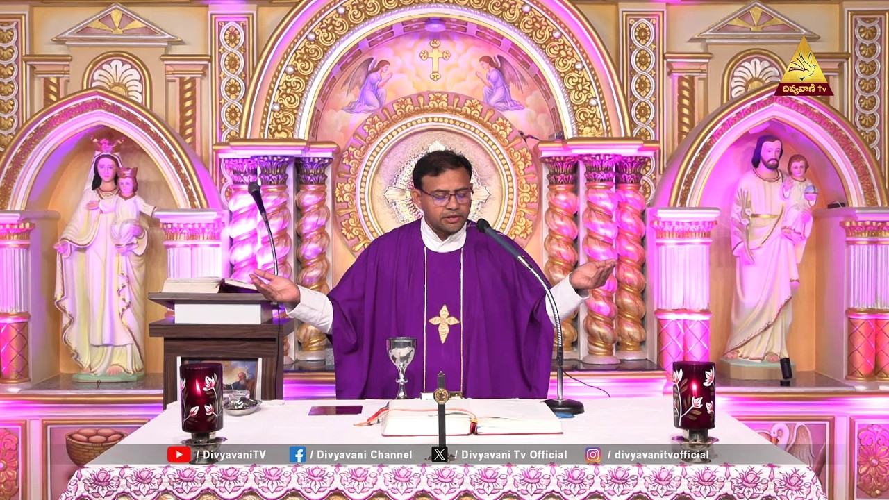 HOLY MASS | గురుశ్రీ మార్నేని థామస్ శ్రీధర్ S J | దయతో కూడిన ఉపవాసము  | 6AM |21-02-26|