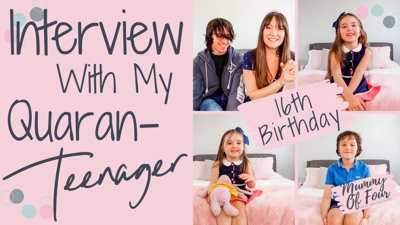 BIRTHDAY Q&A BIRTHDAY INTERVIEW WITH A TEENAGER | CHATTY VLOG | MUMMY OF FOUR UK