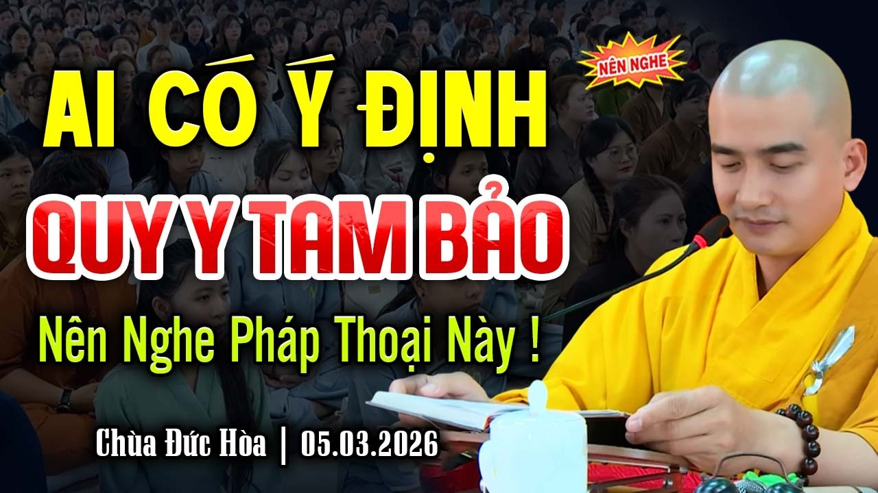 Ai có ý định QUY Y TAM BẢO đừng bỏ qua pháp thoại này | Thầy Thích Minh Thiền